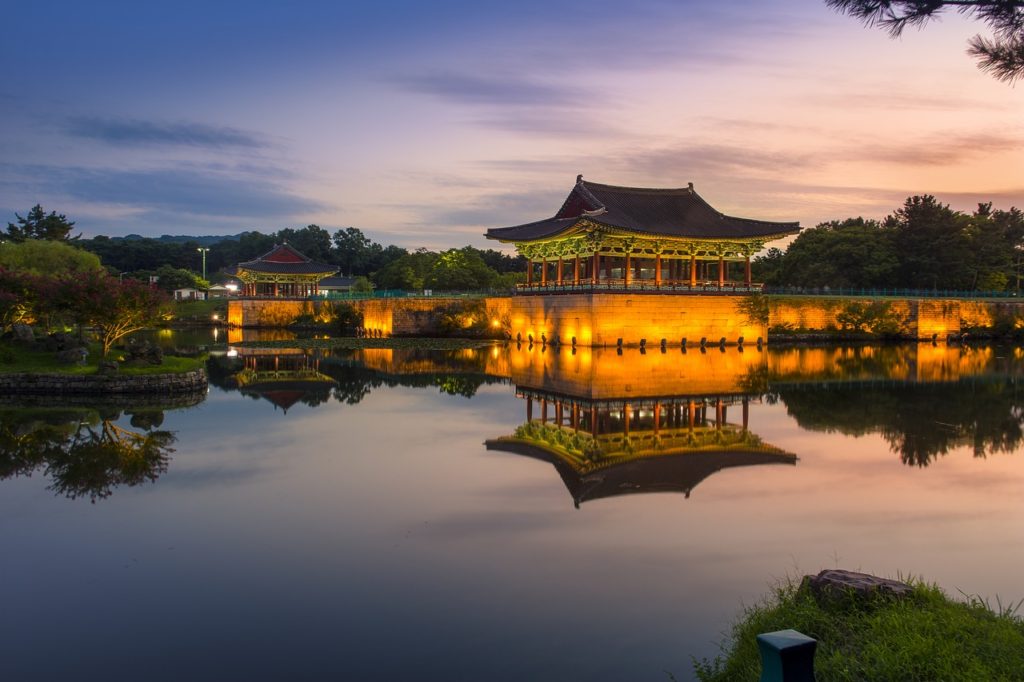 Anapji Pond in Gyeongju, South Korea