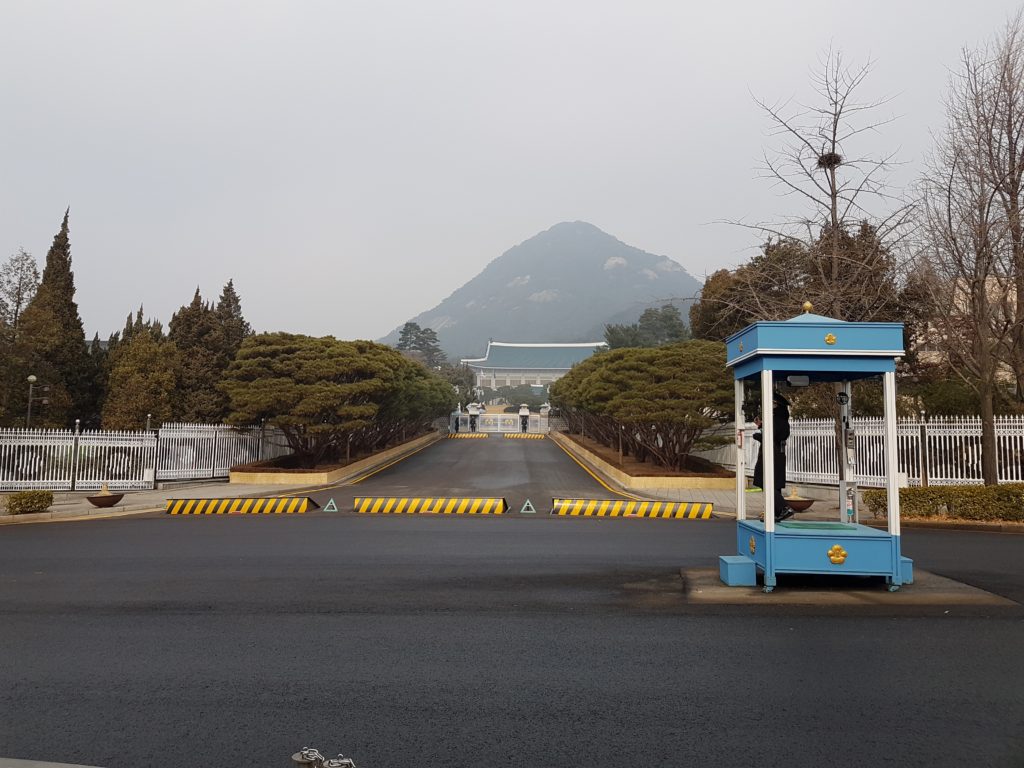 Blue House in Seoul, South Korea