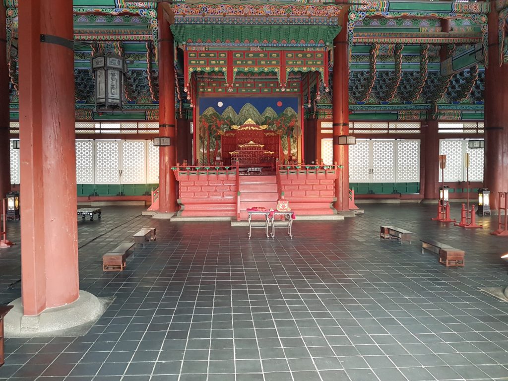 Hall in Gyeongbokgung Palace, Seoul