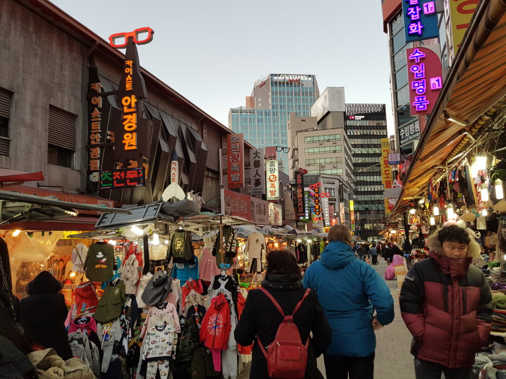 Namdaemun market in Seoul, South Korea