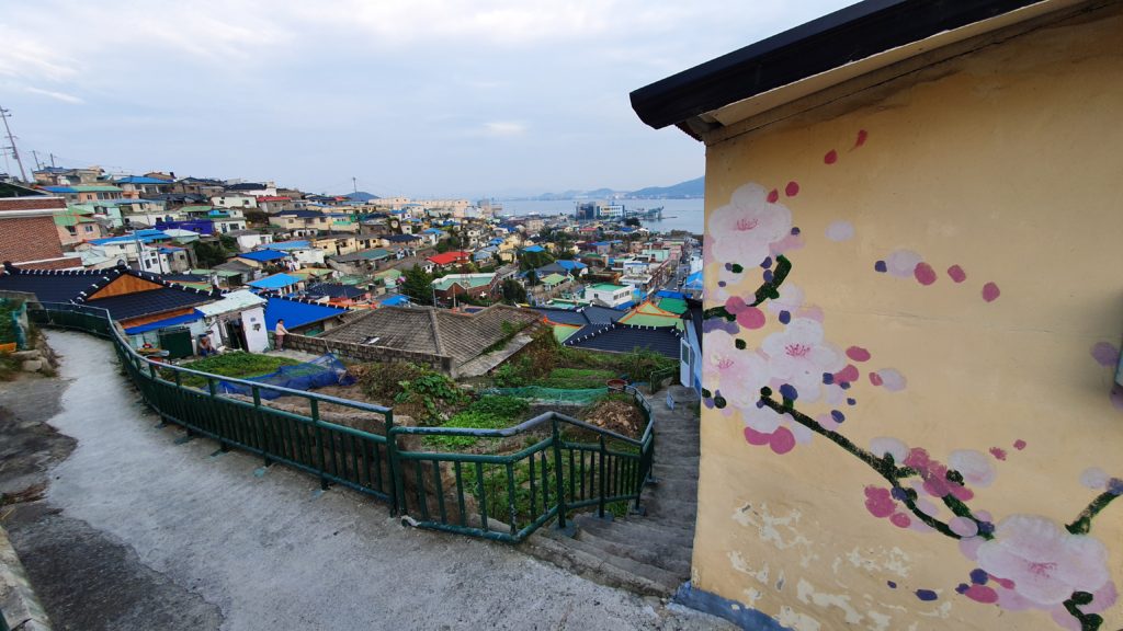 View of the village at 1987 Filming Set in Mokpo, South Korea