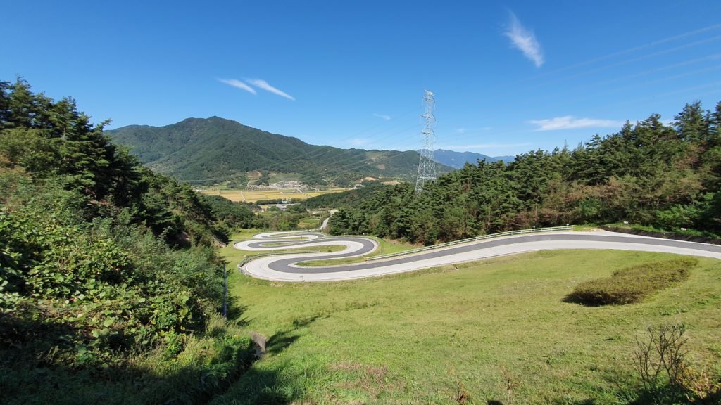 Jirisan's Odogae Pass near Hamyang in South Korea