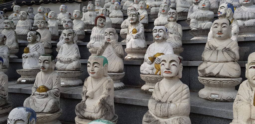 Bomunsa temple in Seongmodo, South Korea