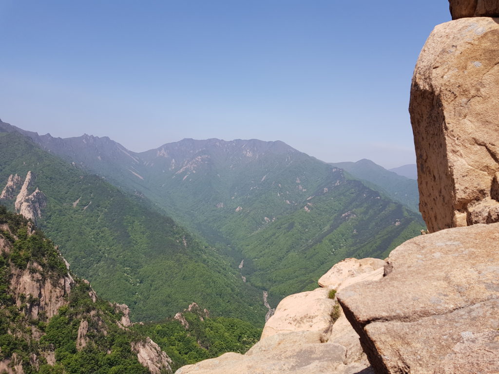 Mountain view at Seoraksan National Park in Sokcho, South Korea