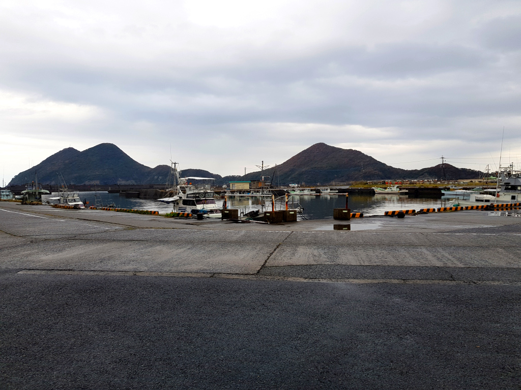 Isso Harbor on Yakushima Island Japan