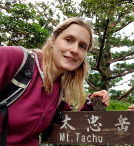 Wheretokim on top of mount Tachu on Yakushima Island in Japan