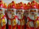 Sinterklaas chocolate figure - sweets related to the festival of Sinterklaas in the Netherlands