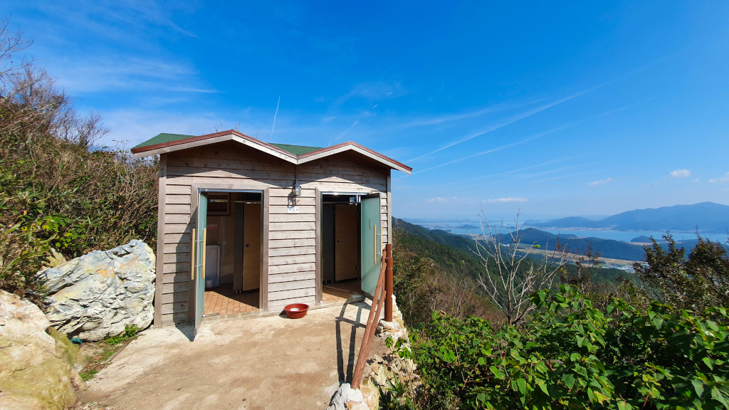 Toilet at Dosolam Hermitage near Haenam in South Korea