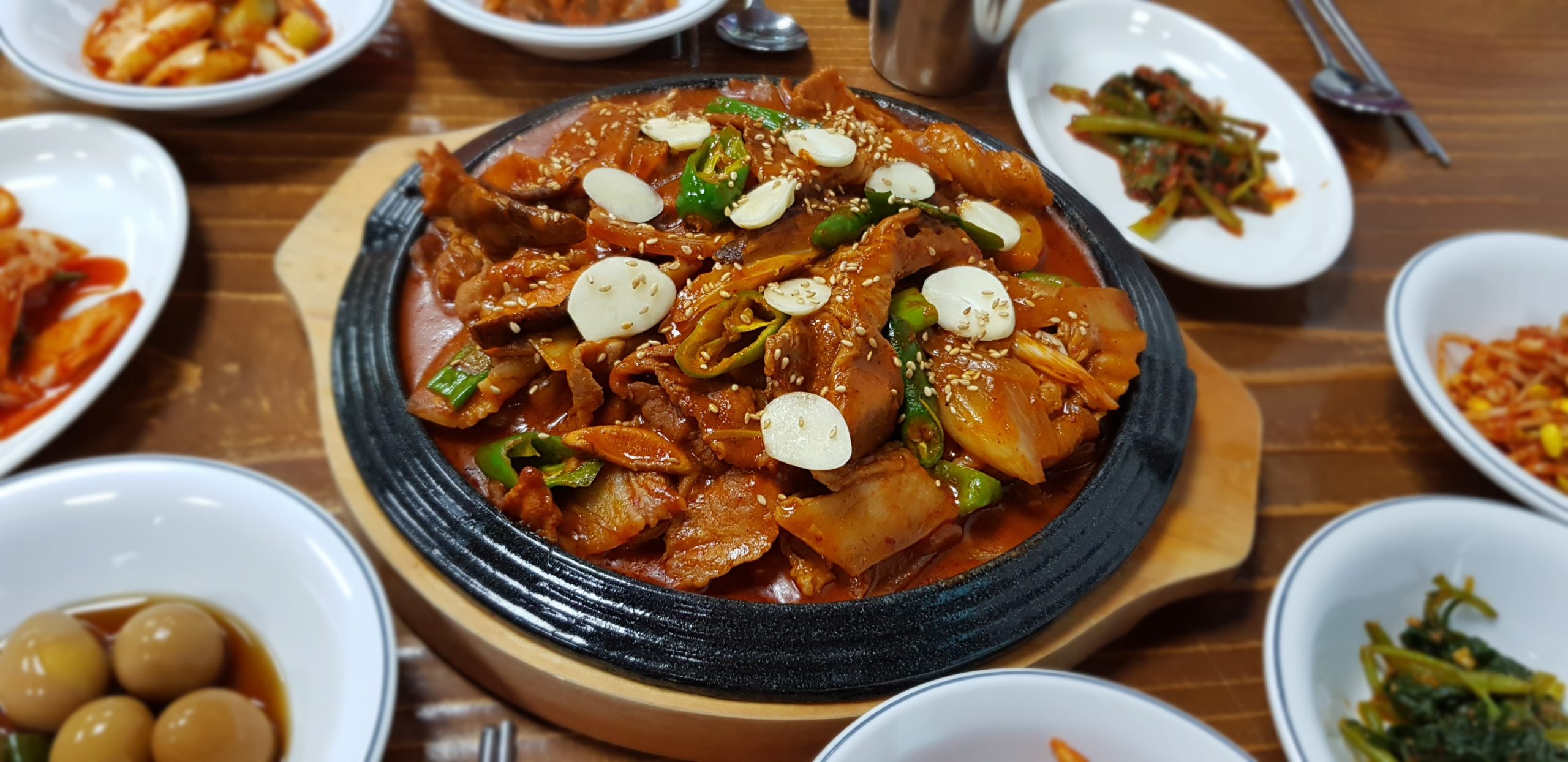 Spicy Pork dish in Namwon, South Korea
