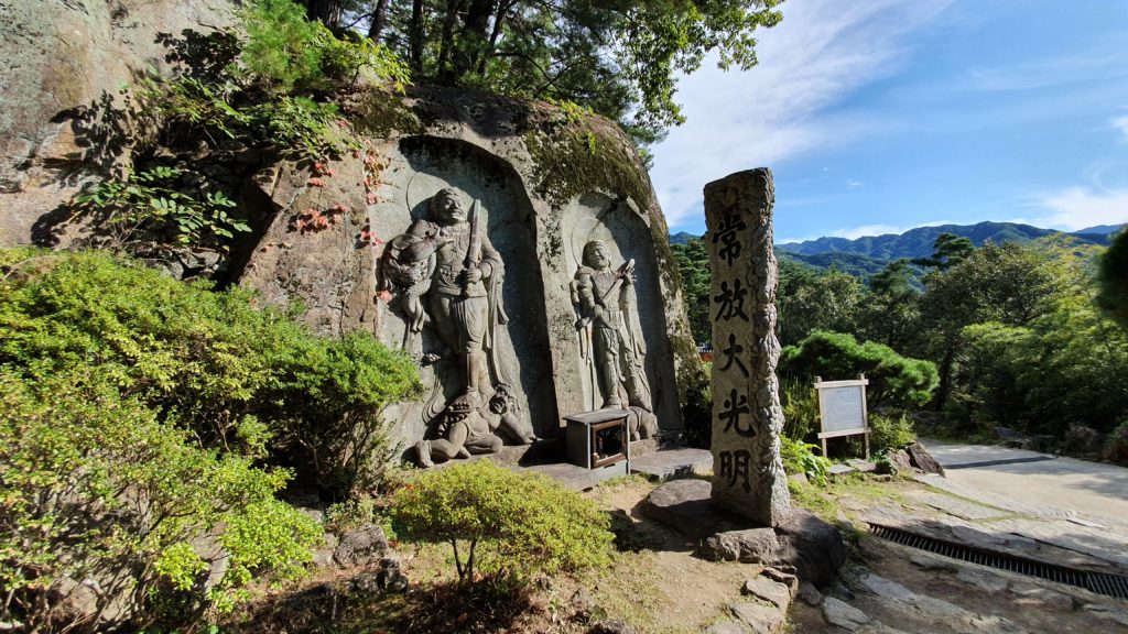 Entrance of Seoamjeongsa Temple in Jirisan National Park, South Korea