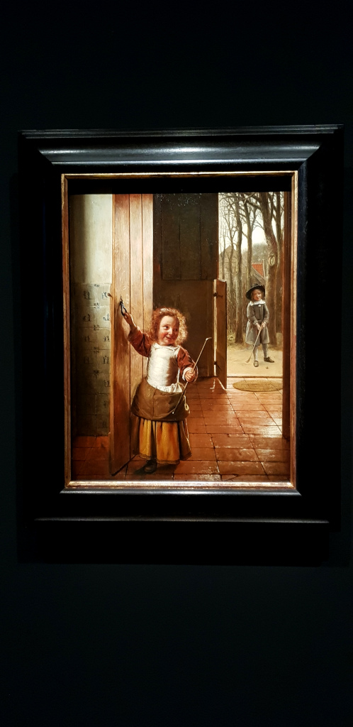 Pieter de Hooch exhibition in Museum Prinsenhof Delft in the Netherlands
