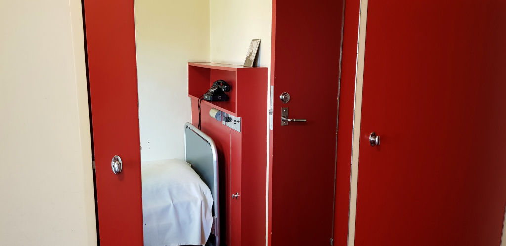 Red room at Sonneveld House Rotterdam