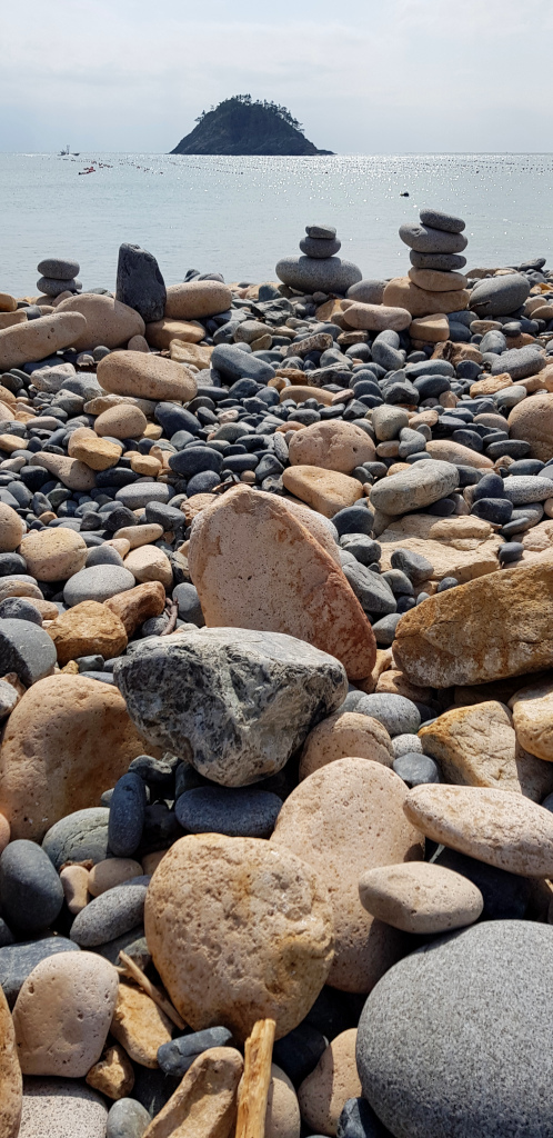 Dinosaur Egg Beach near Book-ri village on Bogil Island in South Korea