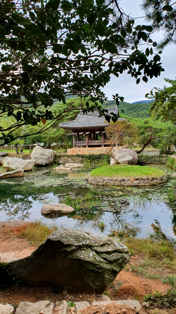 Pavilion at Yun Seondo Grove on Bogil Island in South Korea