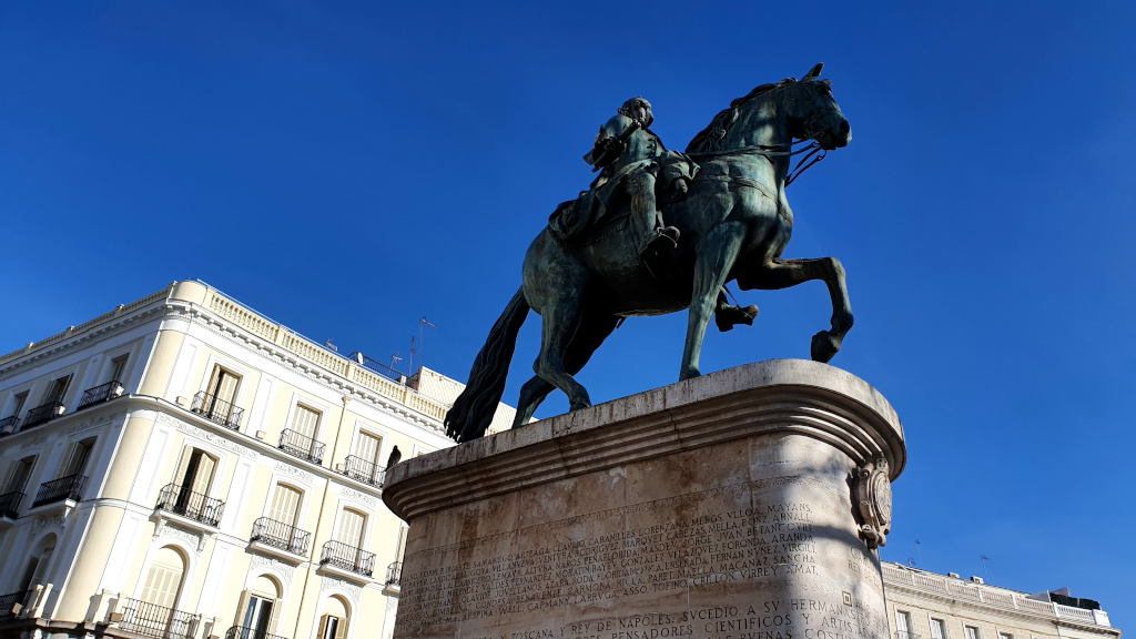Puerta del Sol in Madrid, Spain