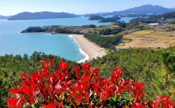 View from Goheung Observatory in South Korea