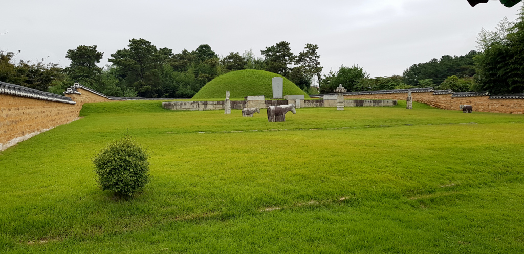 Gaya Tomb at Hamchang Art Road in South Korea