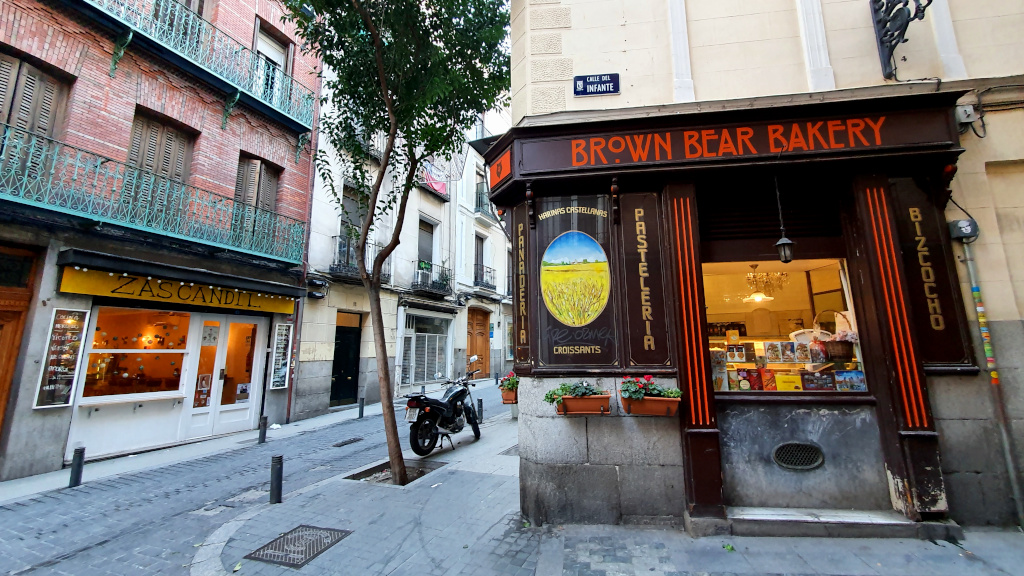 The Brown Bear Bakery in Madrid, Spain