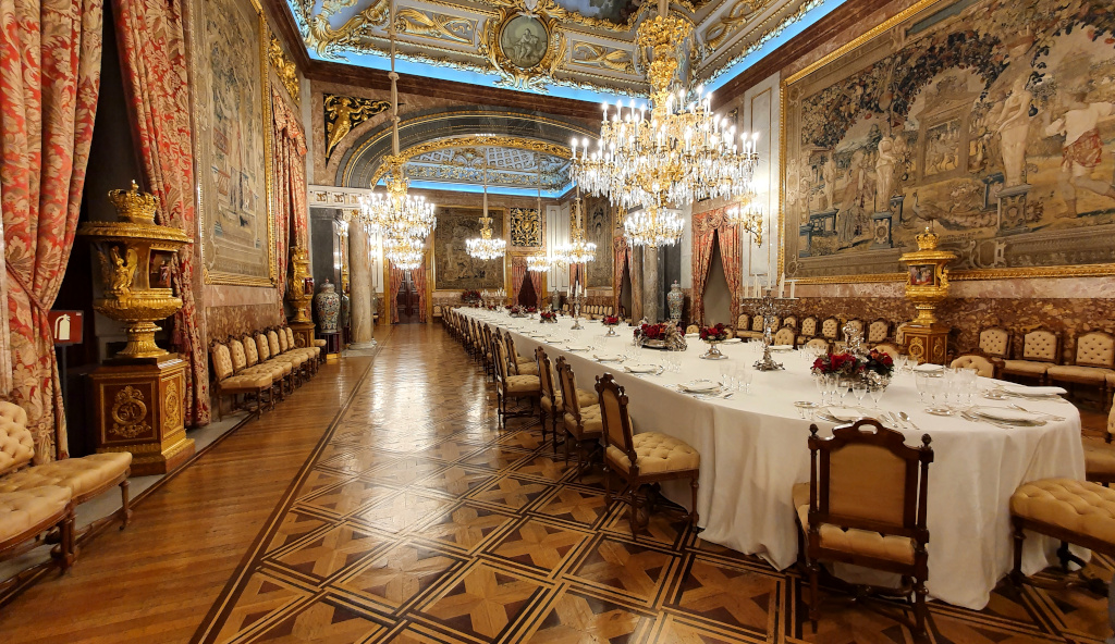 Room at the Royal Palace in Madrid, Spain