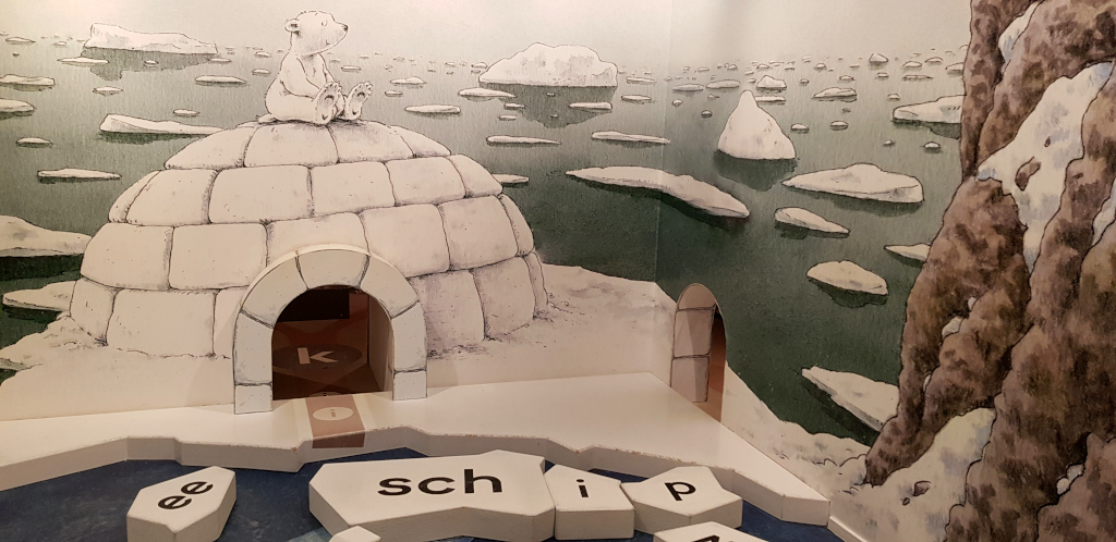 North Pole room at the Children's Book Museum in The Hague