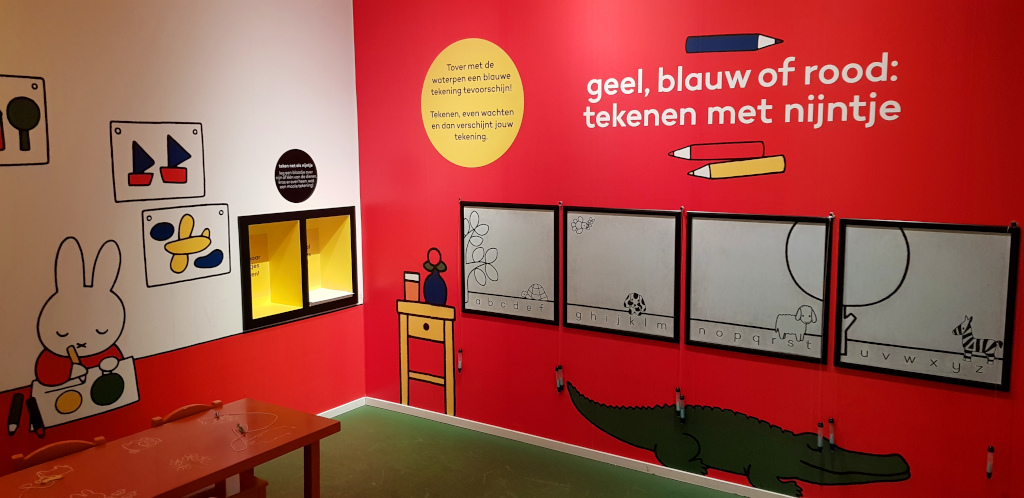 Miffy room at the Children's Book Museum in The Hague