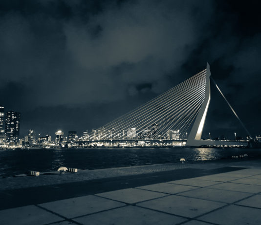 Erasmusbrug in Rotterdam, the Netherlands