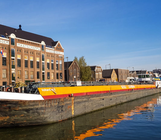 Wilhelminahaven in Vlaardingen, the Netherlands