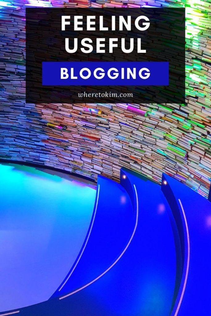 Blogging: how the feeling of being useful can turn negative