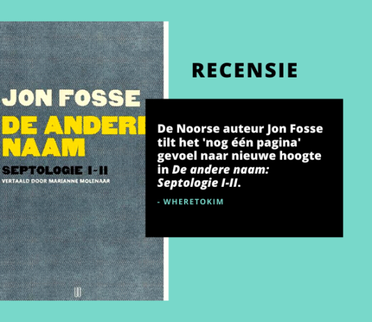 Noors boek - Jon Fosse - De andere naam_ Septologie I-II