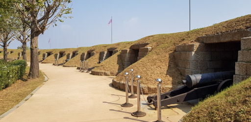 Canons at Deokjinjin on Ganghwa Island in South Korea