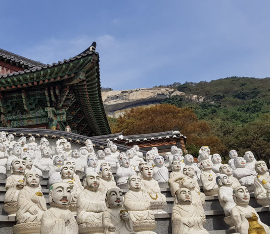 Bomunsa Temple on Seokmodo, South Korea