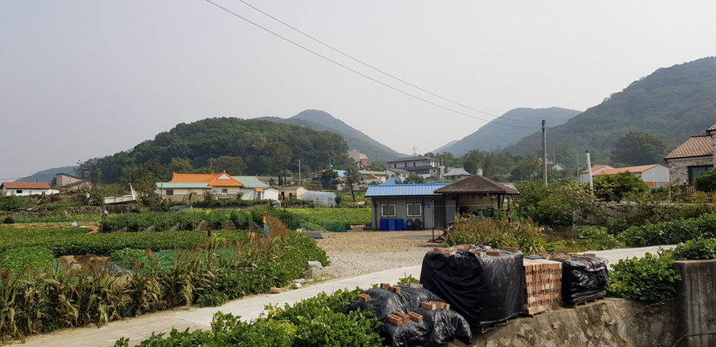 Houses on Seokmodo, South Korea