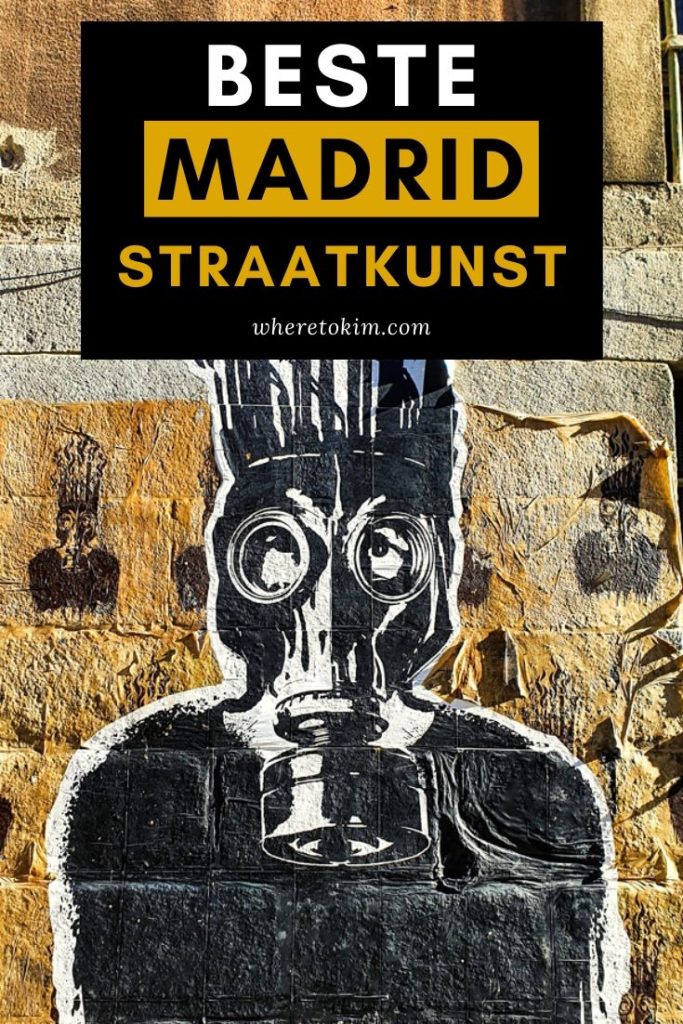 Beste straatkunst in Madrid, Spanje