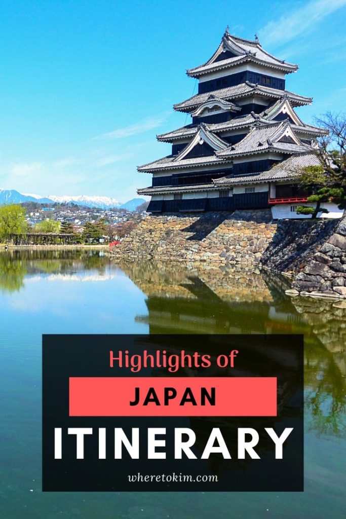 Highlights of Japan itinerary
