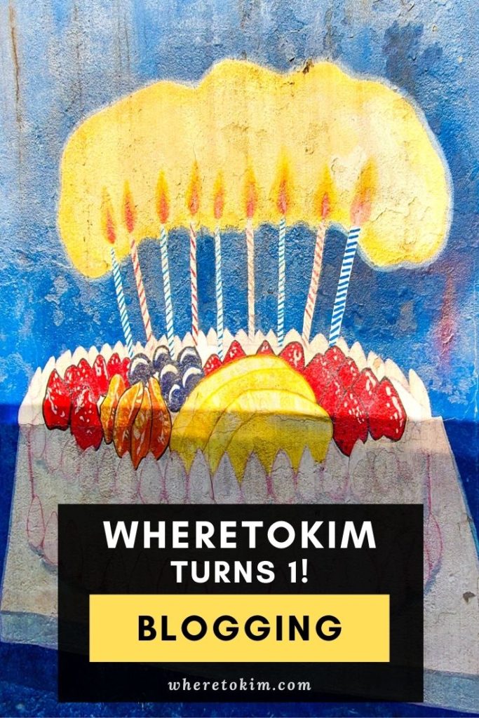 About blogging: WheretoKim turns 1!