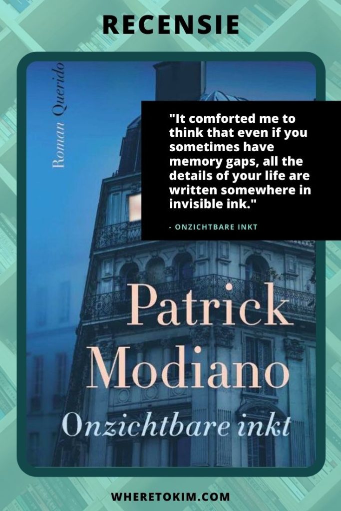 Recensie van Onzichtbare inkt van Patrick Modiano