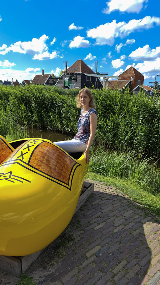 Kim at Zaanse Schans, Netherlands