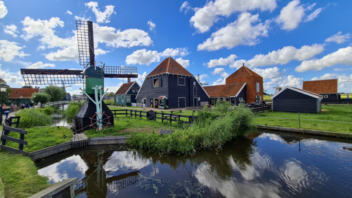 Windmills at Zaanse Schans, Netherlands