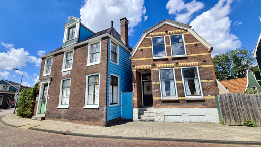 Blue House in Zaanstad, Netherlands
