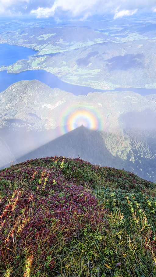 Rainbow at the Schafberg, Austria