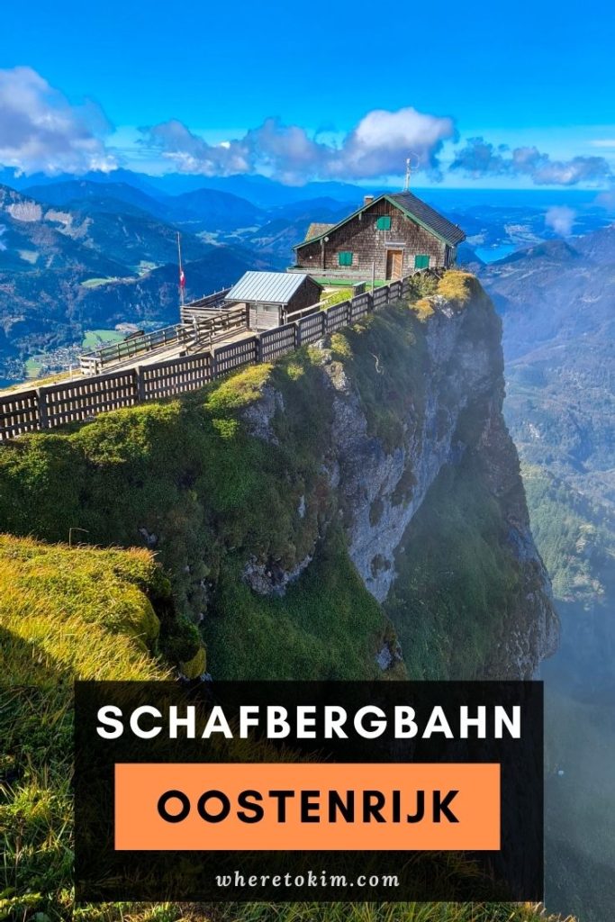 Schafbergbahn in Sankt Wolfgang im Salzkammergut, Oostenrijk