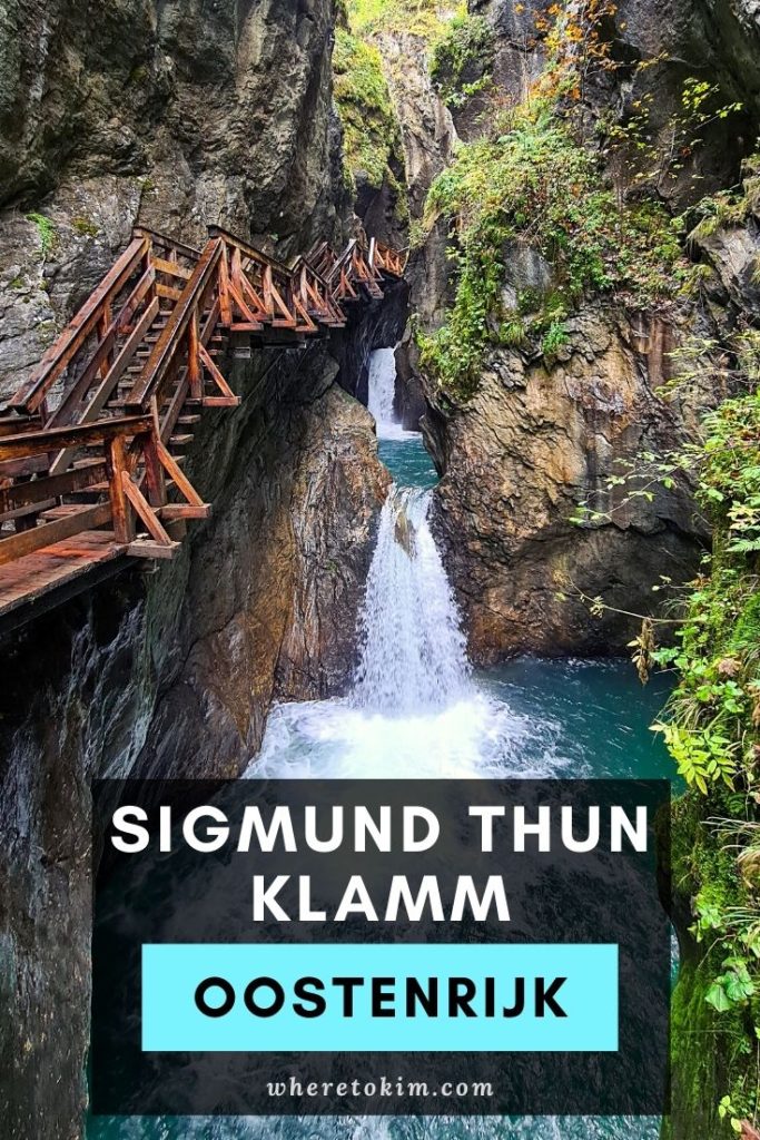 Sigmund Thun Klamm in Kaprun, Oostenrijk