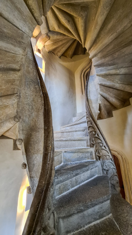 Double Spiral Staircase in Graz, Austria