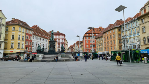 Main Square in Graz, Austria