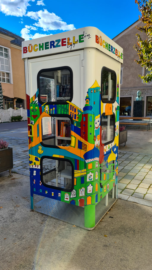 Book Booth in Lienz, Austria