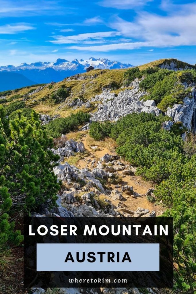 Loser mountain in Austria