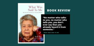 Review: What Was Said To Me by Ruby Peter and Helene Demers