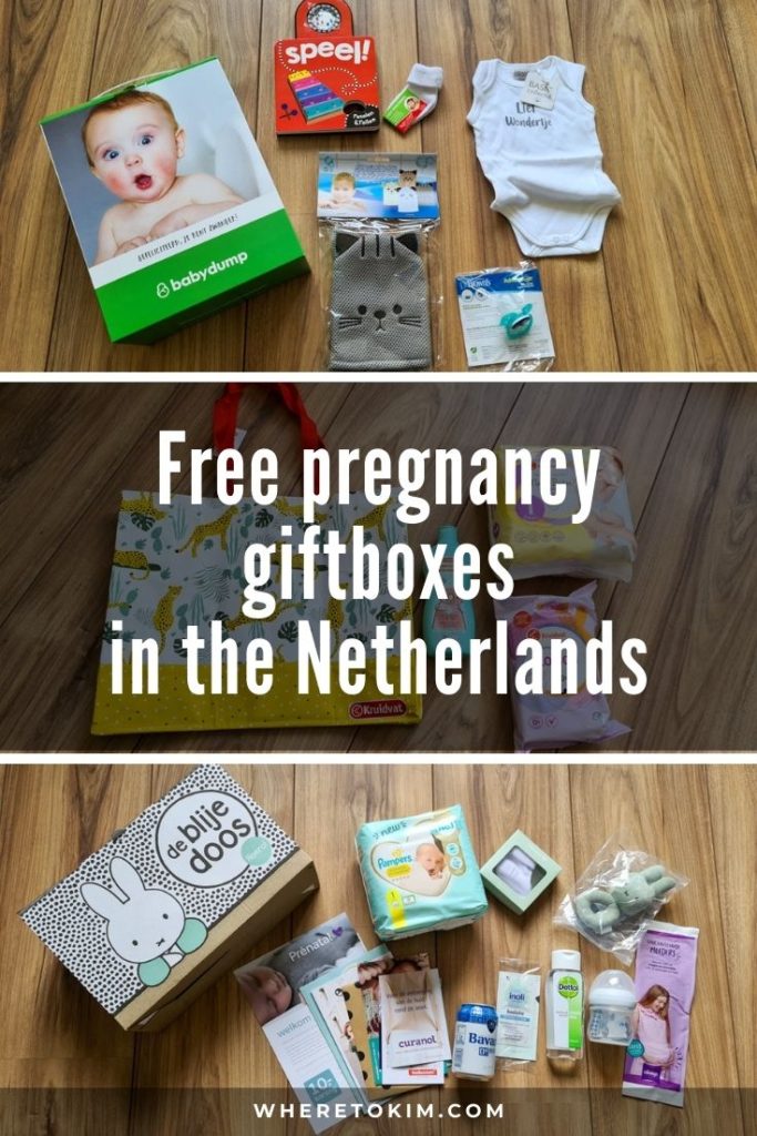 Free pregnancy giftboxes in the Netherlands