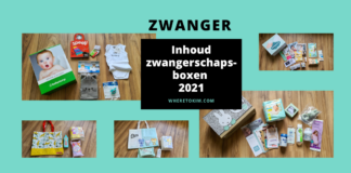 Inhoud zwangerschapsboxen 2021