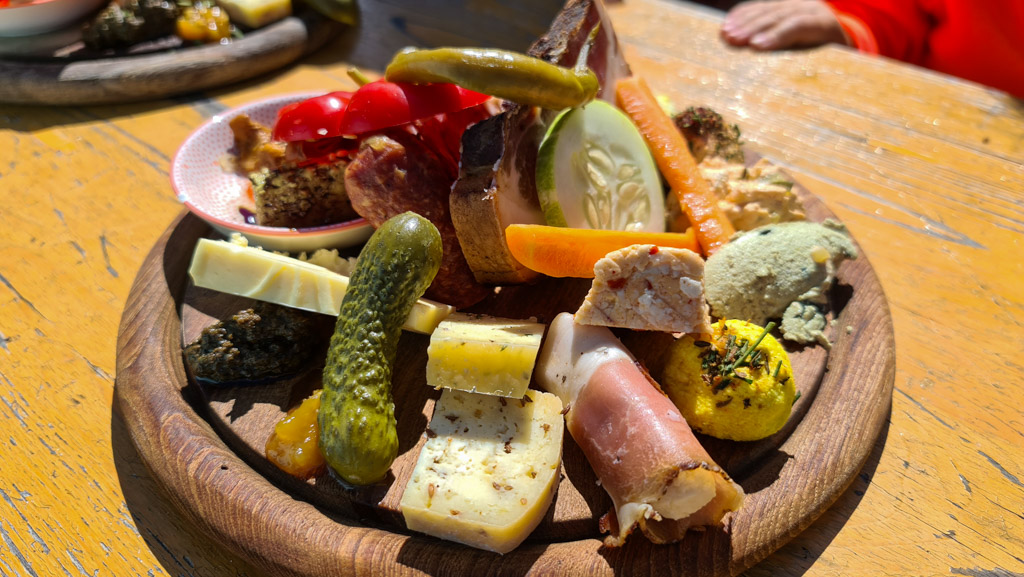 Austria food: Cheese and meat platter
